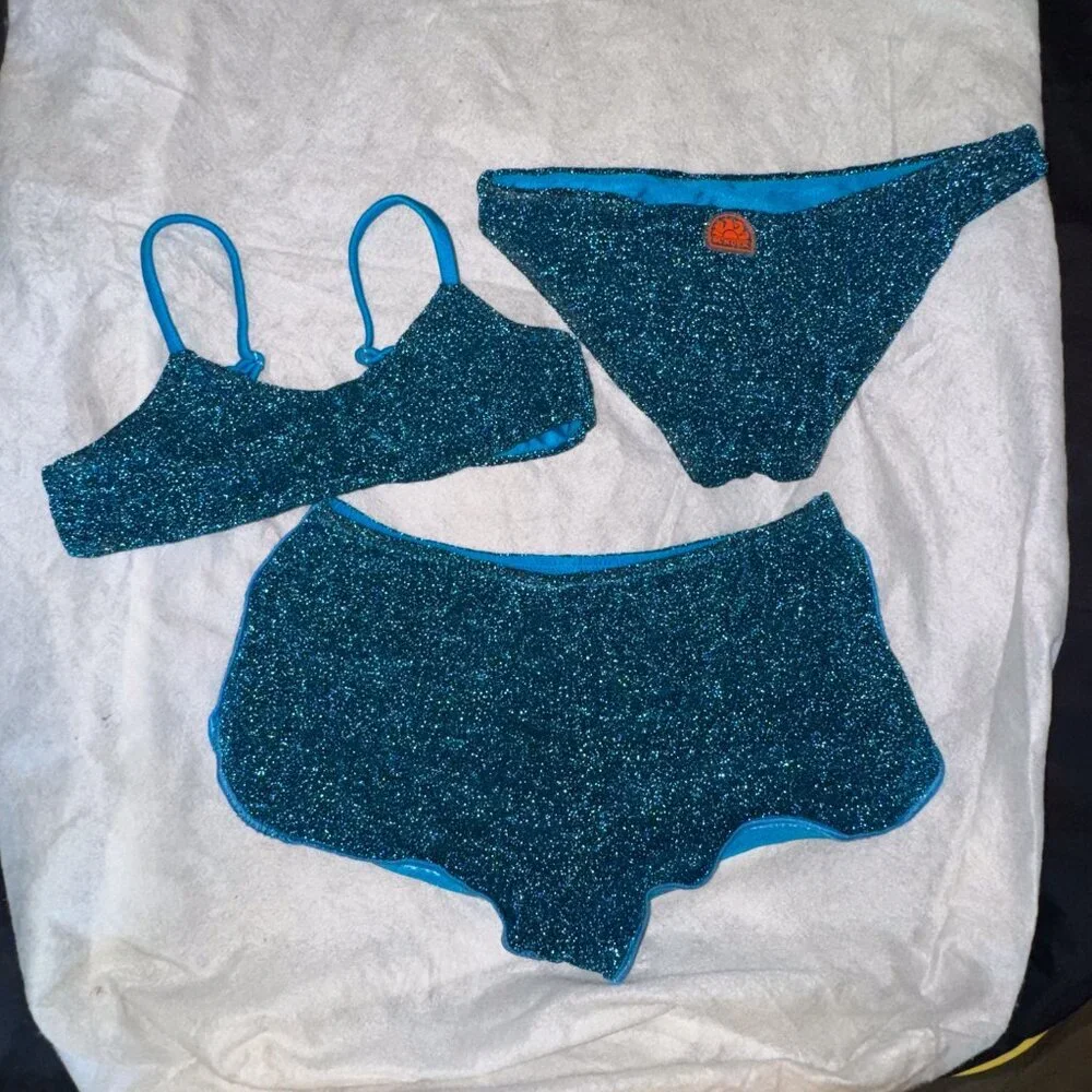 SUNDEK Girl Lurex Bikini SWIM SET